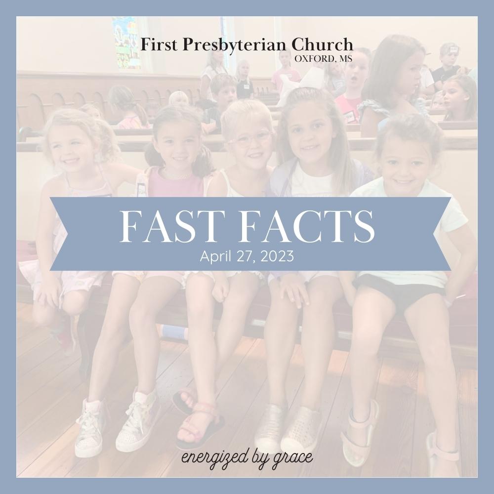 Fast Facts 4.27.23